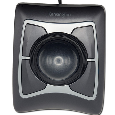 Kensington K64325 USB 2.0 Wired Expert Trackball Mouse w/ Wrist Rest Pad