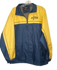 iEast Chevy The Heartbeat Of America Chevrolet Jacket Sz M Multi-Color Zip