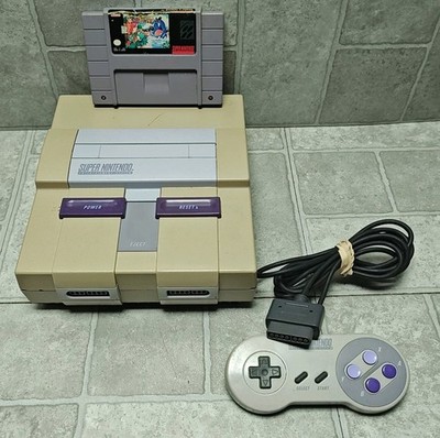 SNES Console Lot Super Nintendo Bundle Yoshi's Island FAIR
