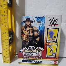 WWE Mattel Knuckle Crunchers Wave 6 UNDERTAKER 4.5 Inch Action Figure 