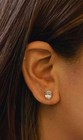 Oval Cut Lab-Grown Diamond Solitaire Studs For Daily Wear In 14K Yellow Gold #82 — photo 4