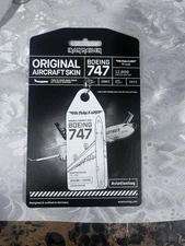 Ed Force One Aviation Iron Maiden Tag White 747 TF-AAK 05436/12000