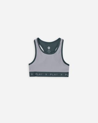 Play x Play Periwinkle Ribbed Sports Bra Top Size 4-5 Years
