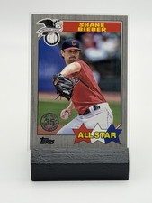2022 Topps Series 2 - Shane Bieber #87AS-42 Black  - 1987 All Star 85/299