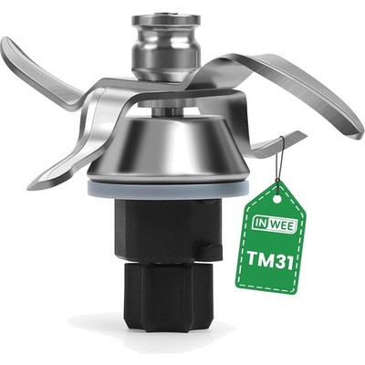 Messer für Thermomix TM31 mit Dichtungsring, Ersatzteil für Vorwerk Thermomix...