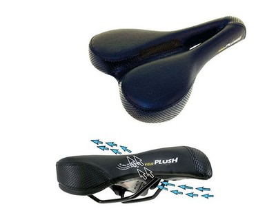 VELO, Sattel, PLUSH ''DEEP CHANNEL'', 478gr, schwarz
