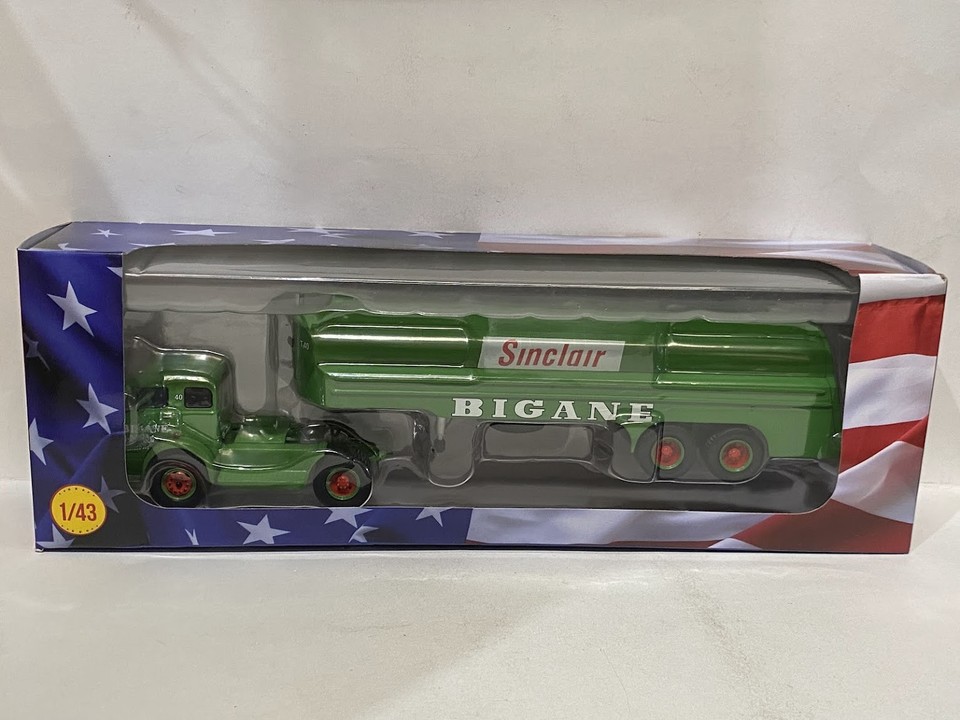 Miniature White 3000 Bigane Sinclair 1956 – 1/43 – Camion Américain EX-MAGAZINE