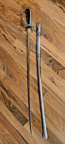 U.S. MILITARY DRESS CERAMONIAL SWORD & SABRA 35.5 LONG