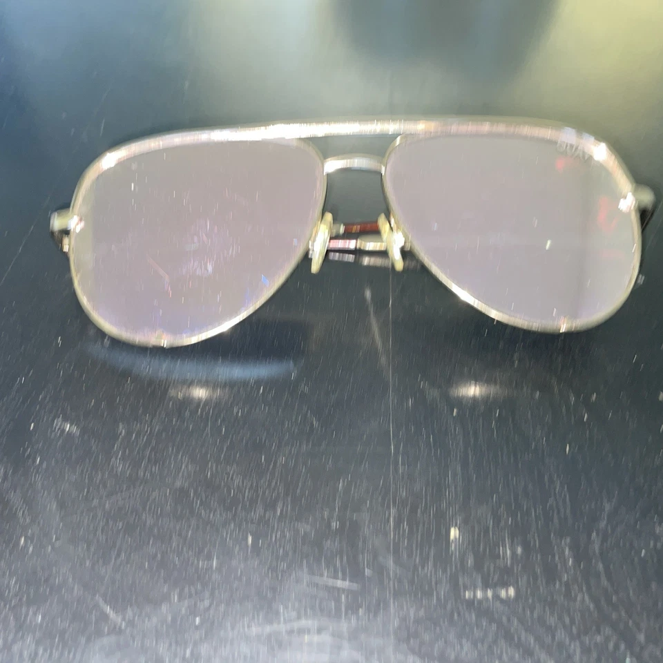 Quay Aviator Sunglasses High Key Gold Frame, Mirrored - Image 2 of 4