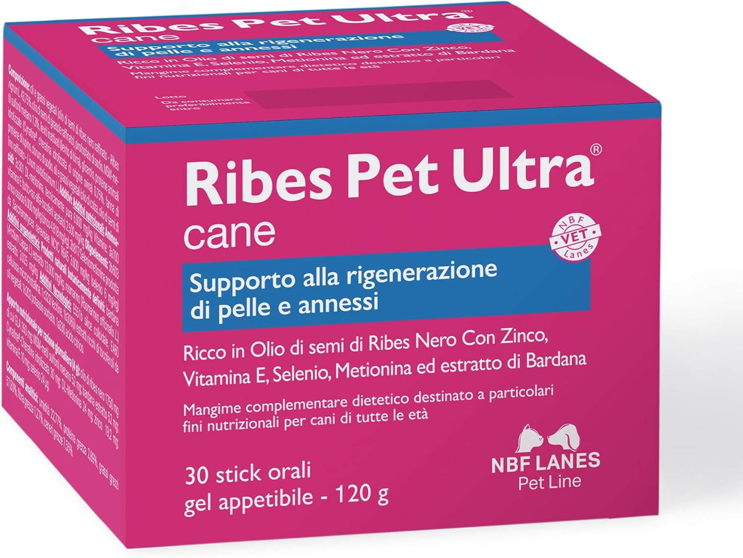 Ribes Pet Ultra Gel: Basta Prurito per il tuo Cane! 30 Buste 4g