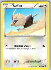 POKÉMON TCG RUFFLET 92/114 COMMON STEAM SIEGE LIGHTLY PLAYED