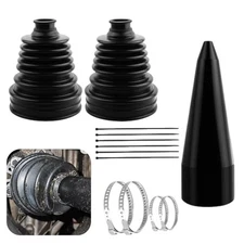 For CV Boot Repair Kit Complete with Expander Tool Soft Axle Boots and Clamps