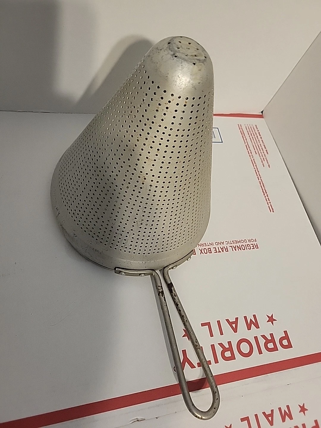 VIKO Aluminum Canning Cone VTG Kitchen USA Colander Strainer Sieve Ricer 1960's