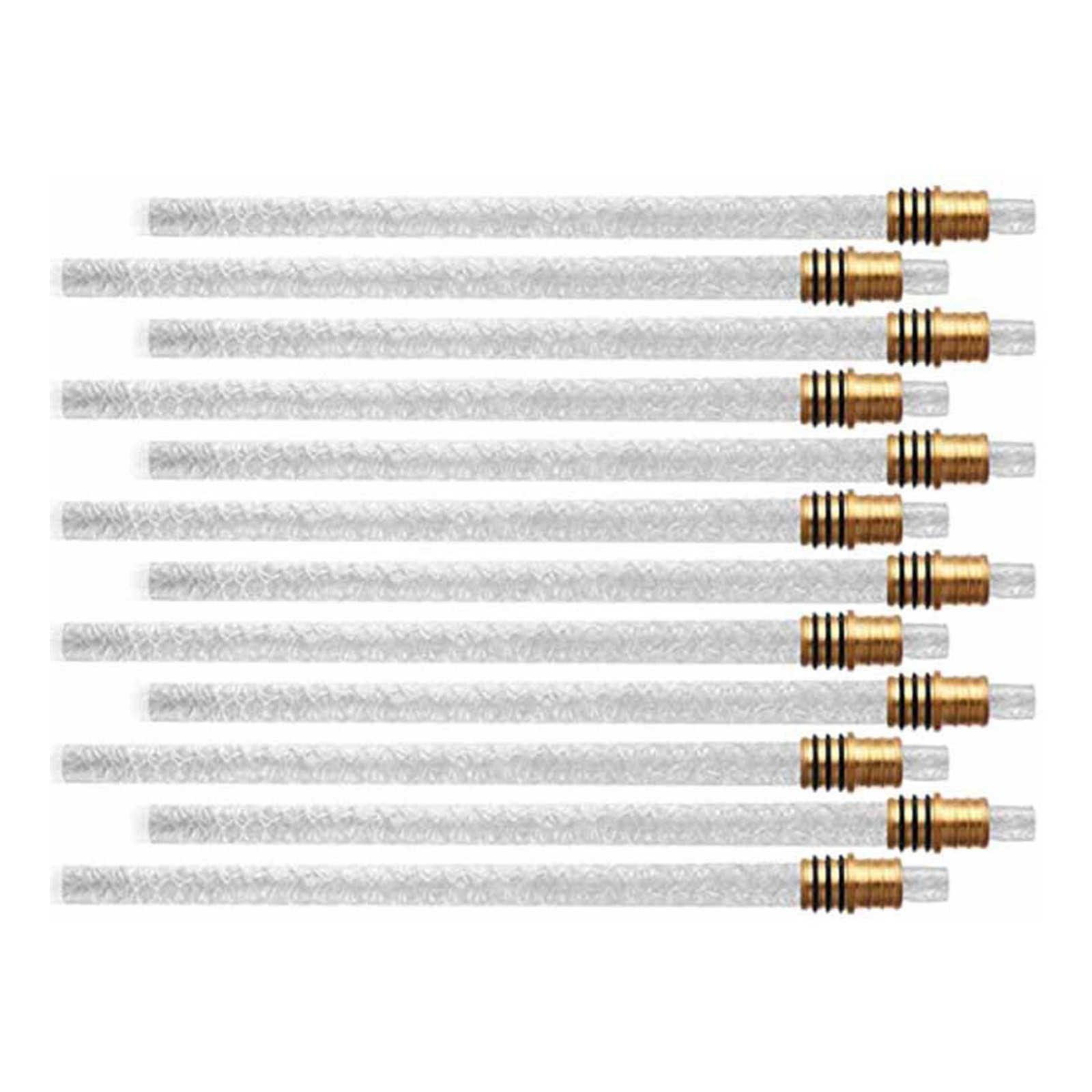10PCS Wine Bottle Torch Wicks Kit Fiberglass Replacement Wicks With Brass Torch