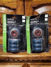 Rollerblade Replacement Wheel Kit  11998-99 64- 70mm Green 8 Wheels 2 Packs