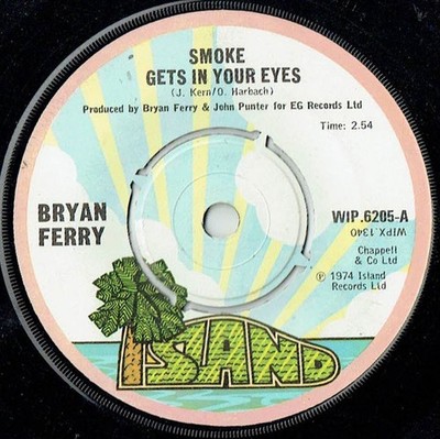 Bryan Ferry - Smoke Gets In Your Eyes (7'', Single) (Near Mint (NM or M-)) - 2791