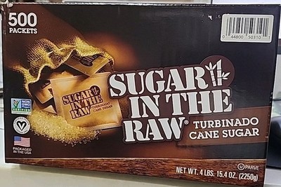 Sugar in the Raw Natural Cane Turbinado Sugar (4.5 g., 500 pk.)
