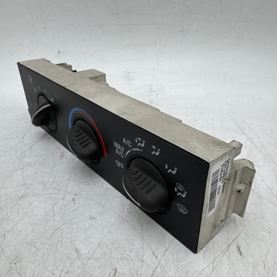 Chevrolet GMC Safari 1996 2005 módulo de control de temperatura climática Astro Express calefacción de aire acondicionado Foto 3 de 4