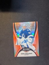 2025-26 Upper Deck Allure Red Rainbow Auto Andrei Vasilevskiy #26 Auto TAMPA BAY