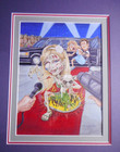 PARIS  Hilton  "HELLTON-"ORIGINAL  art  PAINTING -              ekim — photo 2