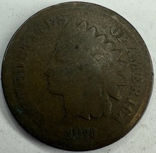 1873 Indian Head Cent Exact Coin Imaged #IND958