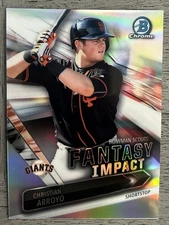 2016 Bowman Chrome Fantasy Impact #BSI-CA Christian Arroyo San Francisco Giants