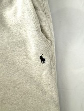 Polo Ralph Lauren Sweatsuit Men XL Oatmeal Gray Full Zip Hoodie Sweatsuit Set