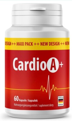 Cardio A+ Nahrungsergänzungspillen - 60 Tabletten deutsche Qualität.