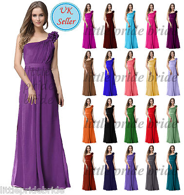 A-Linie/Princess-Linie Bodenlang Chiffon Abend Abschlussball Brautjungfer Hochzeitskleid JS32