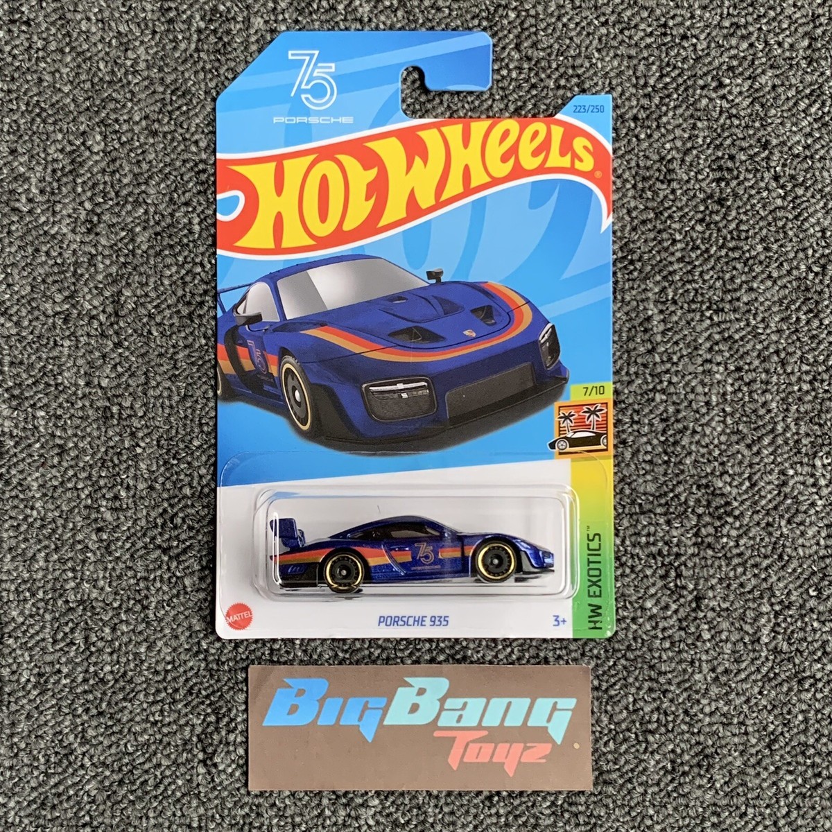 Hot Wheels Porsche 935 #223 Mainline 2023 Case N (In-Stock) New
