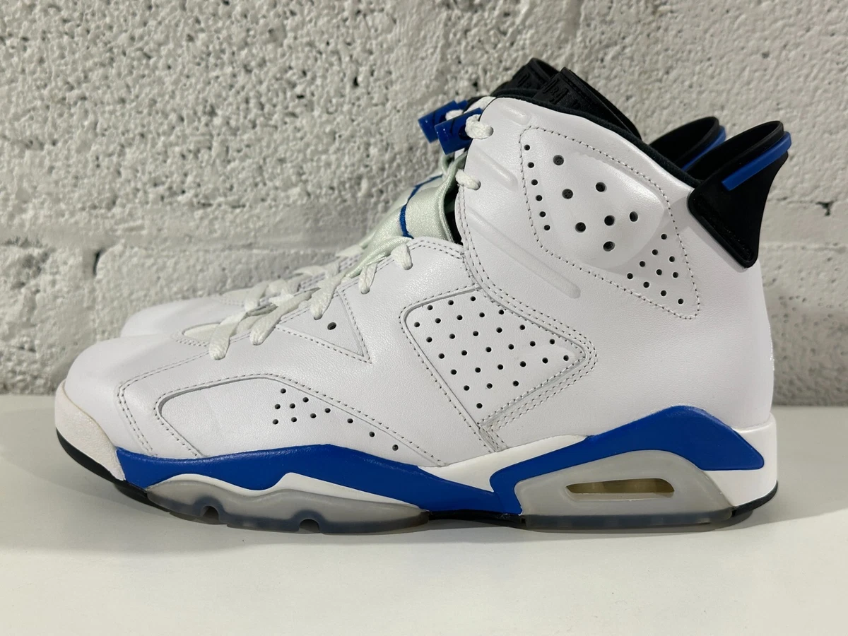 Nike Air Jordan‎ 6 Retro Sport Blue 2014 Men\'s Size 12 384644-107  Basketbal s-l1200.jpg main image 2