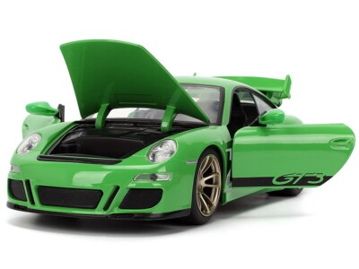 Jada Porsche 911 GT3 (997) Green 