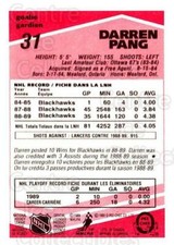 1989-90 O-Pee-Chee Tembec Test #31 Darren Pang