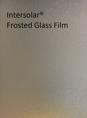 #ad Frosted Glass Film Bedroom Bathroom Office Window Tint Static intersolar® h perf $40.50