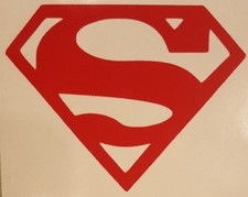 Superman Classic S Chest Logo Vinyl Sticker Decal Choose Colorsize