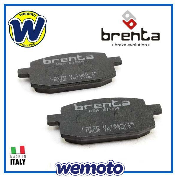 Coppia Pastiglie Organiche Freno Posteriore per Terra Moto TDX F Krusha 125 2007