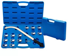 Kit 15 Pezzi Chiave Per Puleggia Con Adattatori Intercambiabili Tendicinghia