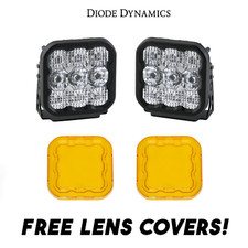 Diode Dynamics SS5 Pro LED Combo Light Kit w/ Multi Backlight Colors & Covers