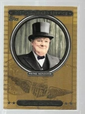 2007 Topps Distinguished Service Winston Churchill #DS26 British Prime Minister