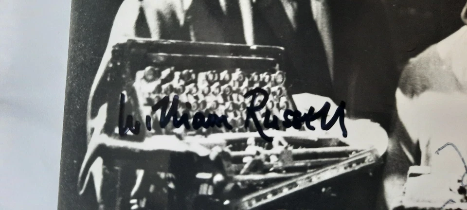 DR WHO Jacqueline Hill William Russell Signed Unearthly Child Whomobilia Photo - Image 3 of 4