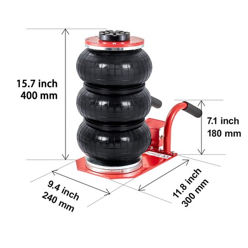 3 Ton/6600 lbs Car Jack SUV Lifting Low Profile Garage Lift Reinforced Steel - Picture 2 of 12