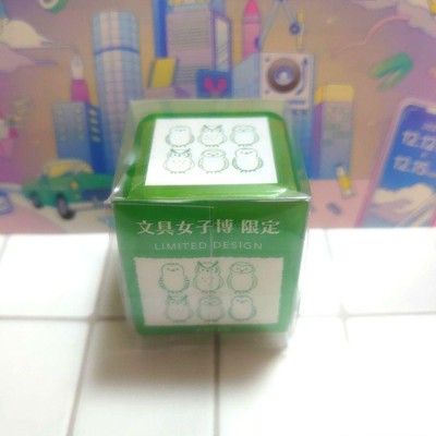 Stationery Women's Expo Limited Stamp Owl Owl Daigo Penetrating Stamp Festival #
