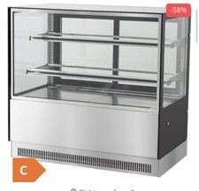 Black Adexa Commercial Fridge 