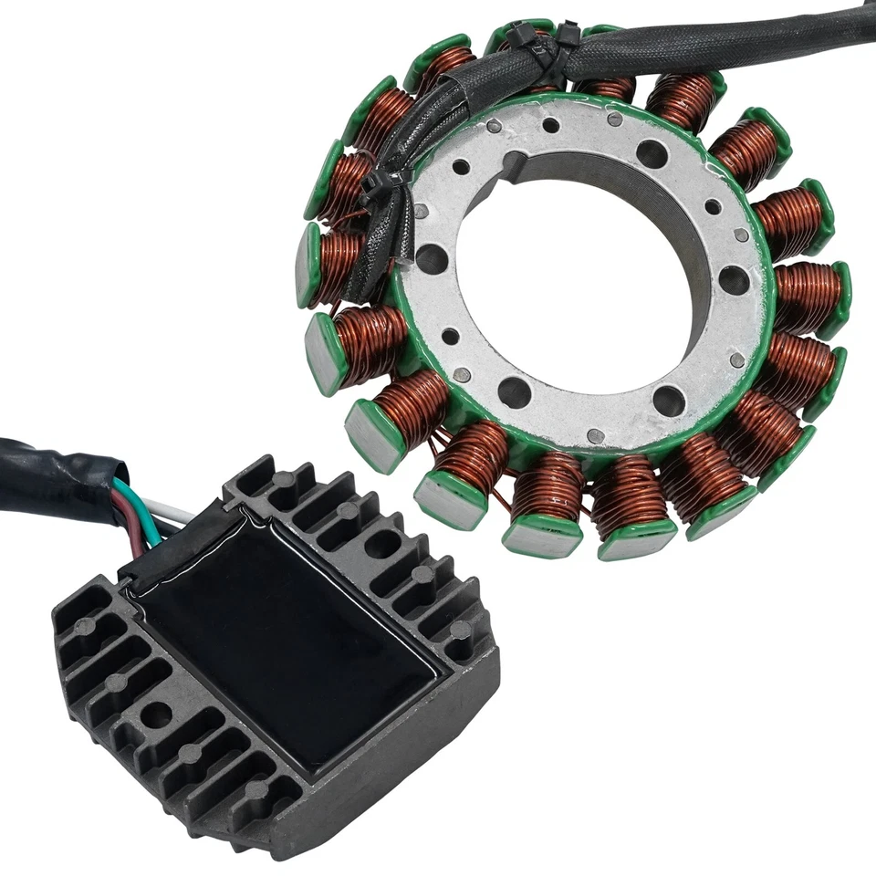 Estator y regulador rectificador para Kawasaki ZZR600 ZX600-J 2005 2006 2007 2008 Foto 4 de 4