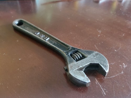 VINTAGE B&C Bemis & Call 6" Adjustable Wrench, No.80, Circa 1915, USA - 第 8/8 張圖片