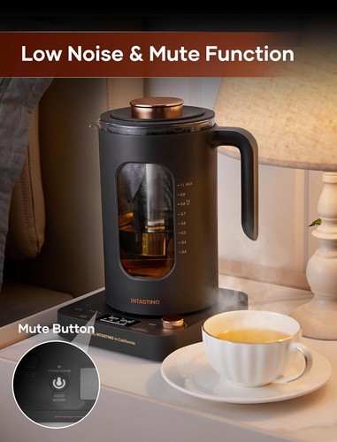 Electric Tea Kettle with tea Infuser and Precise knob temperature control - Picture 7 of 30