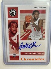 2021 Chronicles Draft Picks Justin Gorham Rookie Auto RC #CR-JGO Orange SP