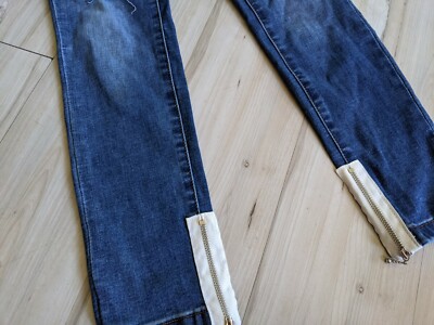 Jean Fille Kidpik Distressed - Taille 8, Bleu, Jambe Droite, Neuf Avec étiquette