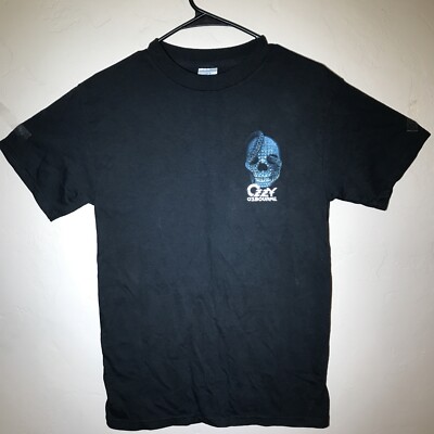Rare!! Ozzy Osbourne Concert Shirt 2007 Black Rain Tour Black 