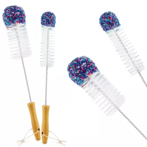 Flaschenbürste 2 Set Spülbürste Reinigungsbürste Tüllenbürste Flaschenreiniger